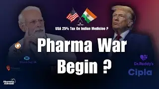 USA-India Pharma Trade War: Decoding the 25% Tariff Hike || #pharmacy  #tariff #usa #pharmacist