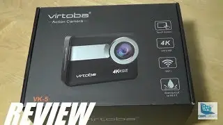 REVIEW: Virtoba VK-5 4K Action Camera (Touch Screen, 20MP)