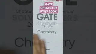 GATE CHEMISTRY PYQS BOOK. #gatechemistry #gatecy #arihantpublication #pyqspractice  #questions
