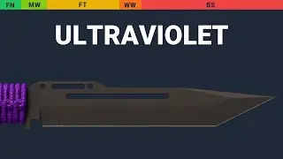 Paracord Knife Ultraviolet - Skin Float And Wear Preview