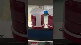 Conical Shape Jars Wraparound Labeling Machine #labelingmachine #labelermachine