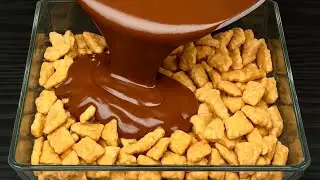 Schokoladendessert in 5 Minuten! OHNE BACKEN, OHNE GELATINE! OHNE EIER 🥚