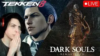 🔴PRACTICING MORE CLAUDIO IN T8🔴PLAYING DARK SOULS FOR THE FIRST TIME LATER🔴COME THRU🔴