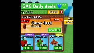 Grow garden 💚daily best deal 10.20.2025 #growagarden #roblox #shorts #dailydeals -#update