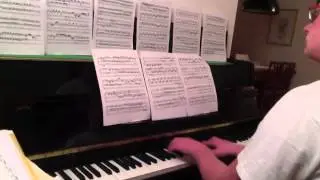Toccata e fuga in RE minore di Bach suonata al pianoforte