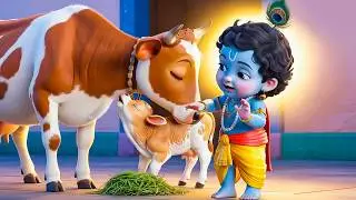 छोटी छोटी गैया छोटे छोटे ग्वाल। Choti Choti Gaiya Chote Chote Gwal। #kanha #krishna #krishnabhajan