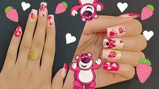 Toy Story 3 Lots-o inspired Nail Art #creativenails #nailart #becreative