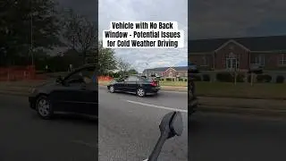 Vehicle with No Back Window - Potential Issues for Cold Weather Driving