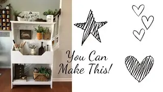 Easy to make Crock Shelf