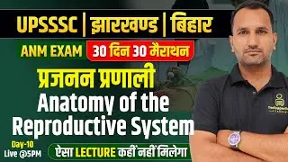UPSSSC ANM 5272, Bihar ANM Class, JSSC ANM Class #10 | Anatomy of the Reproductive System Class