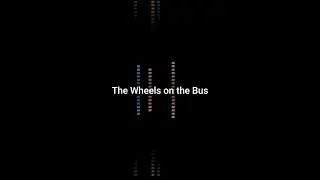 The Wheels on the Bus (Xylophone/Glockenspiel | Relaxing Dancing Lines) #shorts