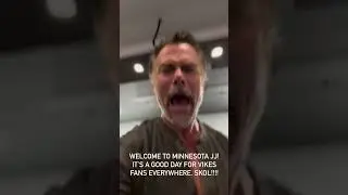 Josh Duhamel welcomes J.J. McCarthy to the #Vikings! #Skol #NFLDraft