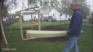Chicken Coop with run, Day 4
