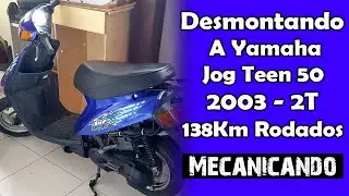 DESMONTAGEM DA JOG 50 TEEN 2003 COM 138KM [😱😱 16 ANOS PARADA - RARIDADE 😱😱]