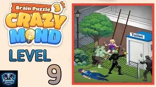 Brain Puzzle 3 Crazy Mind Level 9 |Zombie Crisis| Walkthrough