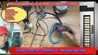 ELIWELL IC902 DIGITAL THERMOSTAT OF CHILLER TURNED PROOFER MACHINE CONTROL (TAGALOG/ENGLISH)