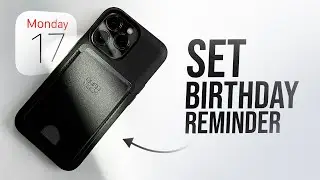Как установить напоминание о дне рождения на iPhone (инструкция)