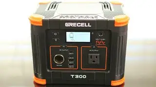Портативная электростанция GRECELL 300 Вт, солнечный генератор GRECELL 230,88 Вт&middot;ч с выходом USB-...