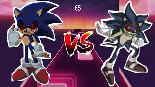 Dark Sonic Horror - tiles hop EDM Rush! -Gameplay