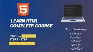 Html Text Formatting Tags Tutorial in Hindi Urdu| part1 | html Complete Course (2022)| Day Tech