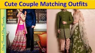 IndoWestern Couple Dress | Engagement /Reception Matching Outfits| Ethnic Wear (Indian Couple)
