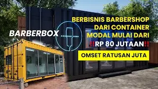 Usaha bisnis BARBERSHOP dari container LOW BUDGET, HIGH PROFIT | BARBERBOX