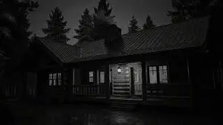 Wooden Cabin Ambience With Heavy Rainstorm and Thunder for Relaxing Sleep