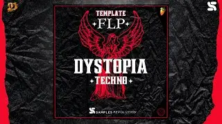 [FLP] DYSTOPIA 🔗 Dark Techno Template | FL STUDIO | 130bpm (Vocal + Samples + Presets)