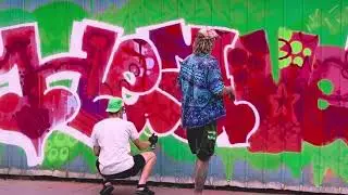 Scotts Head Christian Youth Centre skatepark 2025 Shed Art Levelled Up 🙏🏼🩵