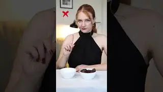 Elegant way to eat dates🌴#elegance #elegantstyle #elegant #howto #etiquette