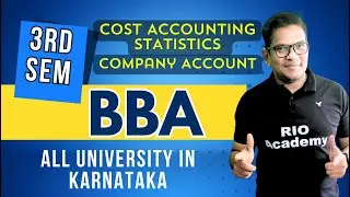 BBA 3rd Sem NEP | Cost accounting | Statistics | Company Account