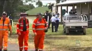 Flood-stricken Condamine residents arrive home