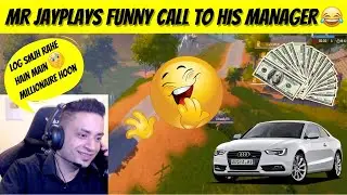 😂 MR JAYPLAYS FUNNY CALL TO HIS MANAGER ON LIVE STREAM OF PMPL PAKISTAN | ARSPLAYS 🎮