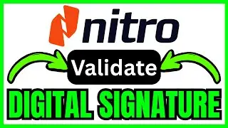 How To VALIDATE Digital Signature In Nitro PDF (QUICK & EASY) 2026