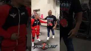 ISAAC CRUZ MEETS MIKE TYSON!