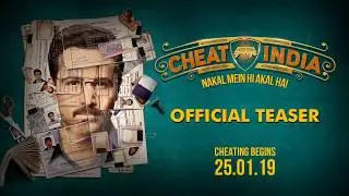 CHEAT INDIA | Emraan Hashmi | Shreya Dhanwanthary | Soumik Sen official teaser whatsapp status
