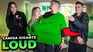ELES FICARAM JUNTOS NA CAMISA GIGANTE POR 24H NA LOUD!!