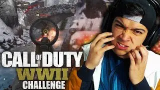 CALL OF DUTY WW2 BETA PC GAMEPLAY l BOCA LLENA CHALLENGE l GOMITA POR CADA BAJA