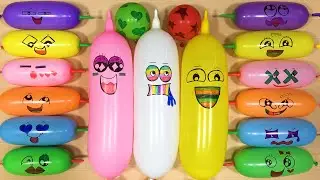 Making FLUFFY SLIME with FUNNY HUGES BALLOONS!!!Satisfying Slime Video #347