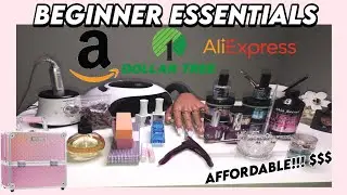 What&rsquo;s in my beginner nail kit| Must Haves| Beginner nail journey