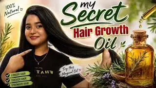 My secret hair growth oil ✨. 