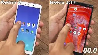 Nokia 3.1 Plus vs Redmi 6 Speed Test, Multitasking, and NAND Storage Comparison