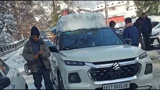 Manali live🔴 snowfall mei car fas gai 😨😨