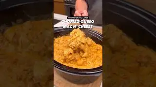 Macro-friendly, High Protein Chorizo Queso Mac N&rsquo; Cheese #shorts