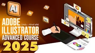 Adobe Illustrator Advance Course 2025 Urdu - Hindi हिन्दी