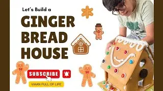 Viaan Makes a Gingerbread House 🍪🏠 | Fun DIY Short