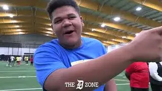 River Rouge 2025 QB McKale McDowell highlights from Rising Stars Top 250 Showcase