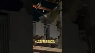 electricity transformer blast 😱😱 #shorts #youtubeshorts #shortsfeed #shortvideo #blast #transformer