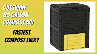 REVIEW (2026): Outsunny 80 Gallon Compost Bin. Features