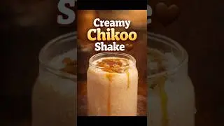 Creamy Chikoo Caramel Shake 🥤😋 | 1-Min Recipe
